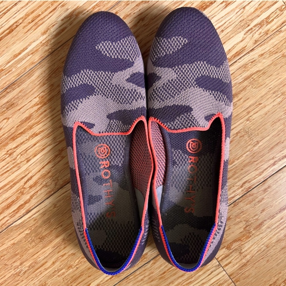 Rothy’s Limited Edition Camouflage Loafers 9